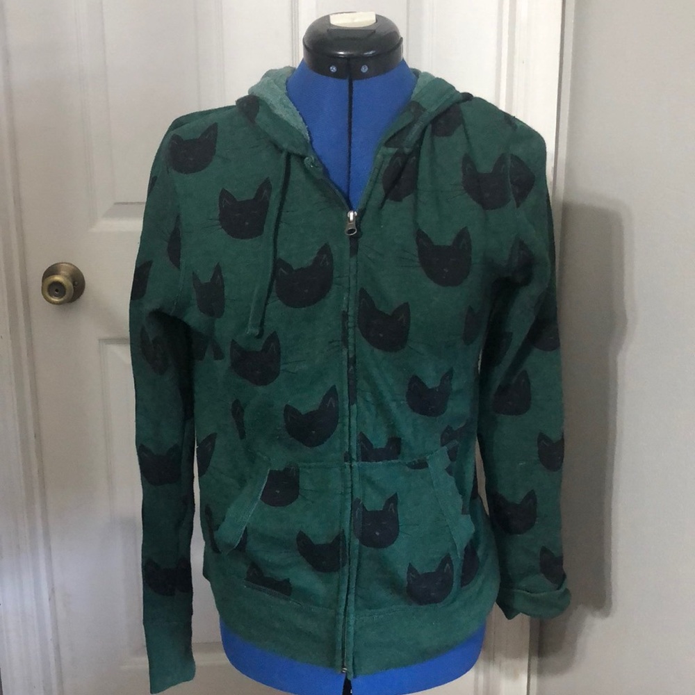 Green Cat Head Hoodie (Target)